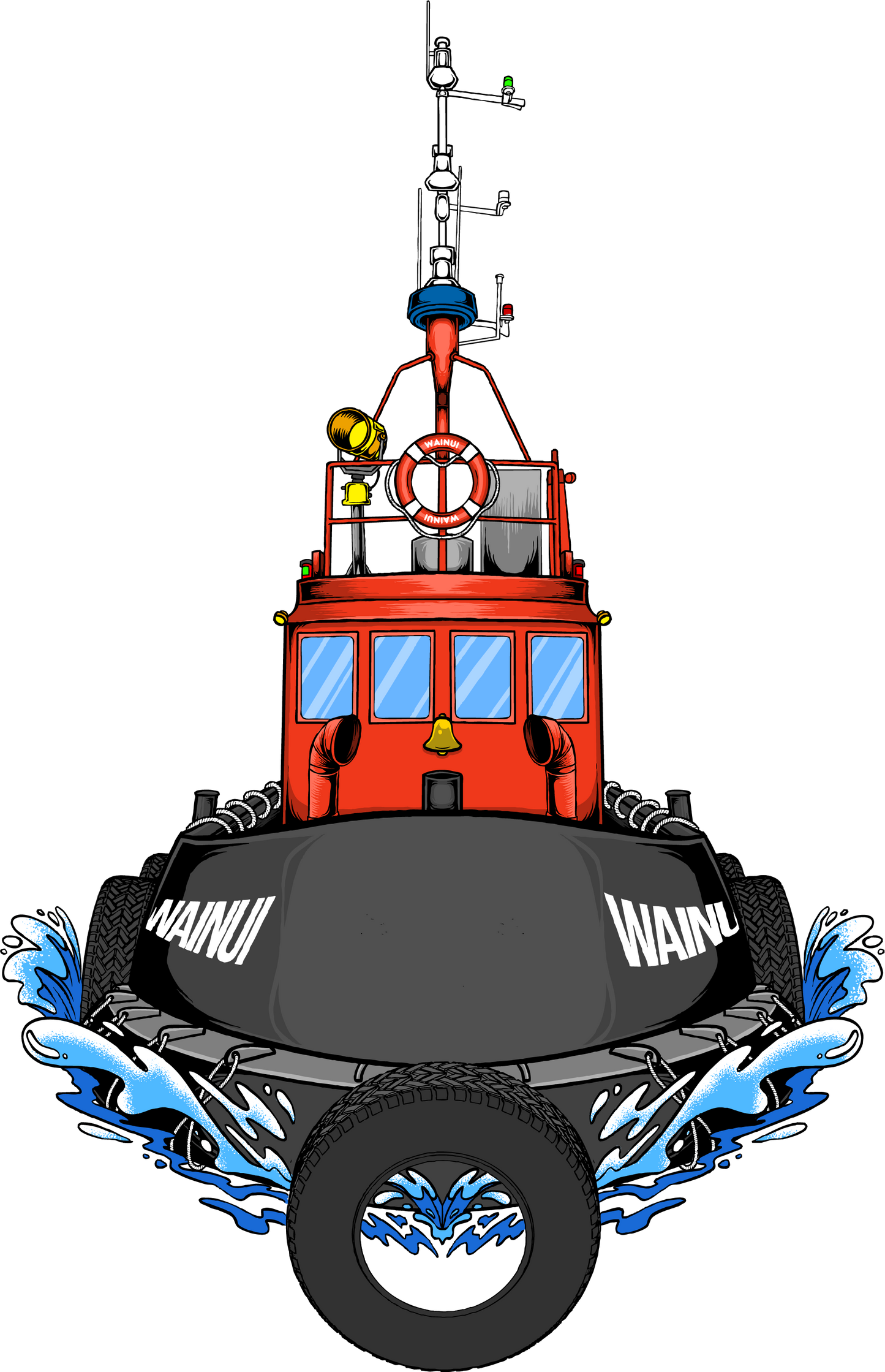 Wainui Tug - Mens tee