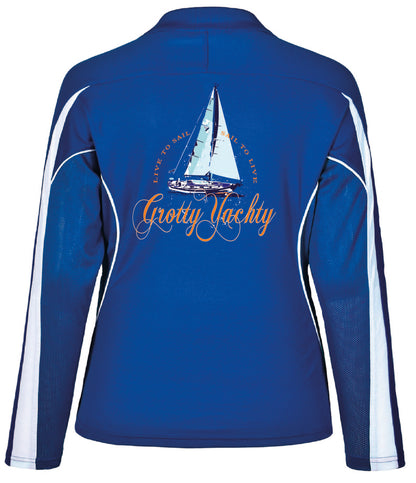 "Live to Sail - Sail to Live" - Ladies Long sleeve SunSmart