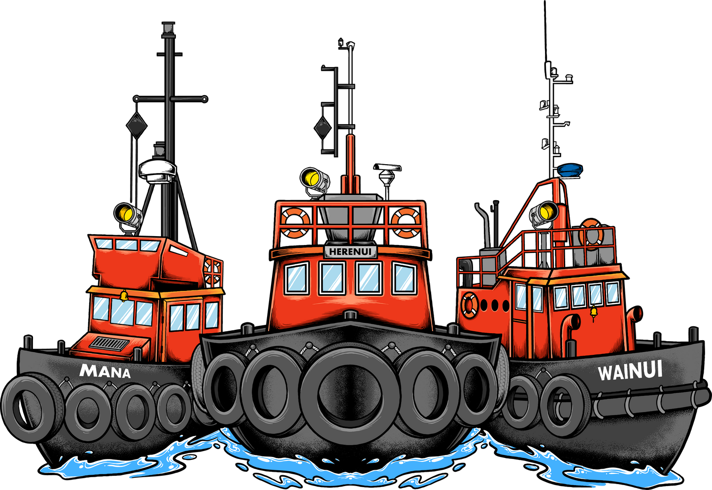 KTL Tug Boats - Mens tee