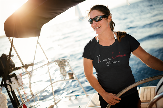 I'm the Captain, get over it - Ribbed tee